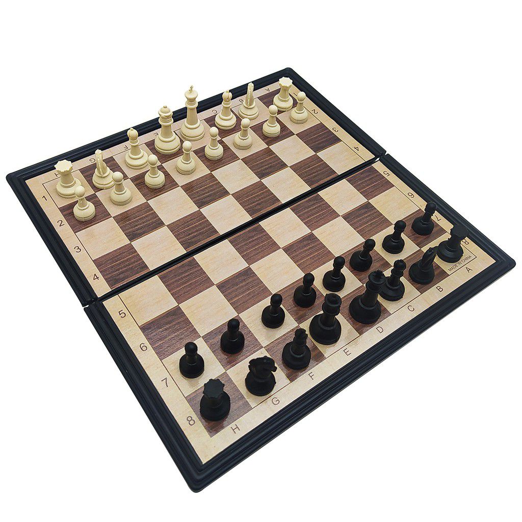 Conjunto de xadrez portátil com tabuleiro de xadrez de couro grosso + peças  de xadrez de acrílico + bolsa de armazenamento, conjunto de tabuleiro de  xadrez tático tradicional para crianças, adultos, jogos