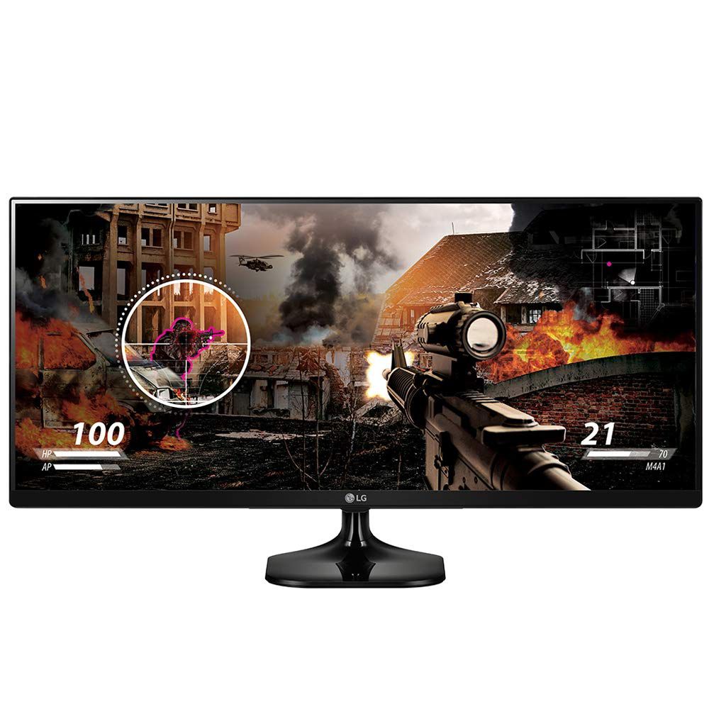 Monitor LG Gamer LED 25" IPS Ultrawide Full HD 25UM58 Shock