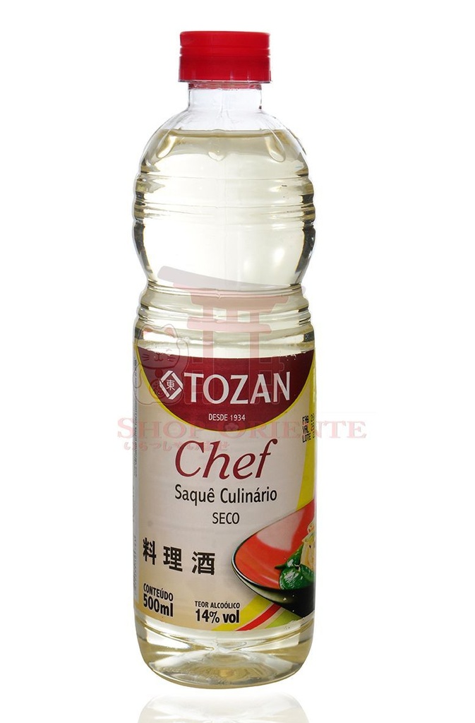 Saquê Culinário Seco (Chef) - Tozan 500 ml 