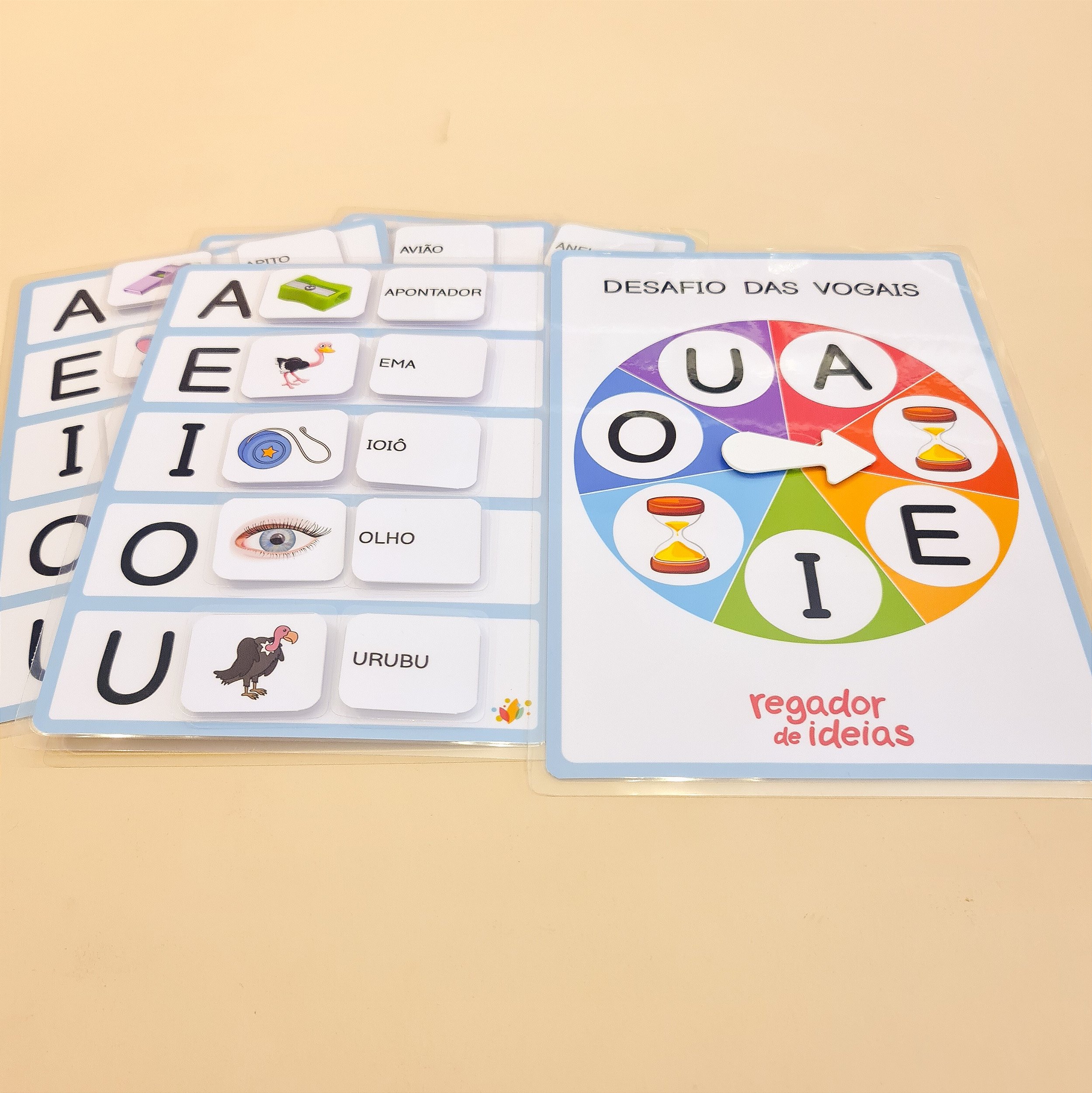 Cartões flash vogais - Recursos de ensino