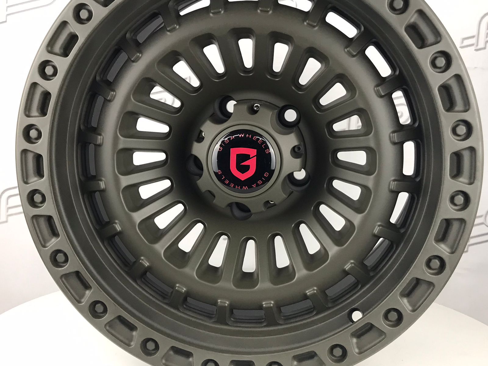 Off Road Gisa Soldier D3369 Verde Semi-Brilho 6x139 - 18x9 - Rally