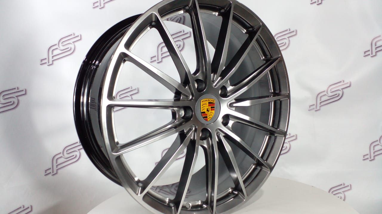 Jogo De Rodas Porsche Forged P/ 911/992 Cromo Loock 5x130 - 20X8,5