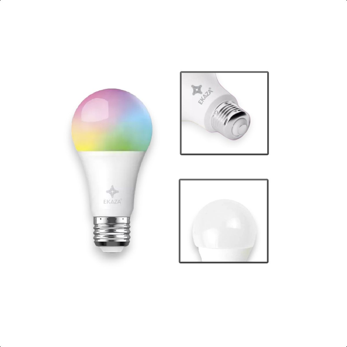 Smart Lampada Inteligente 15w Luz Led Branco Frio Comando Voz Google Alexa  Wifi