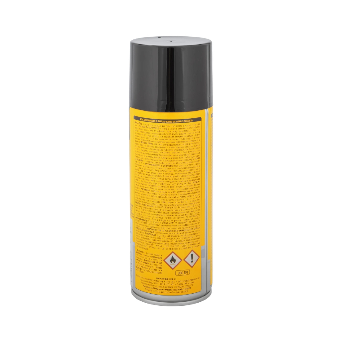 Tinta Spray Preto Brilhante 350ml Secagem Rápida Uso Geral - Bragante ...