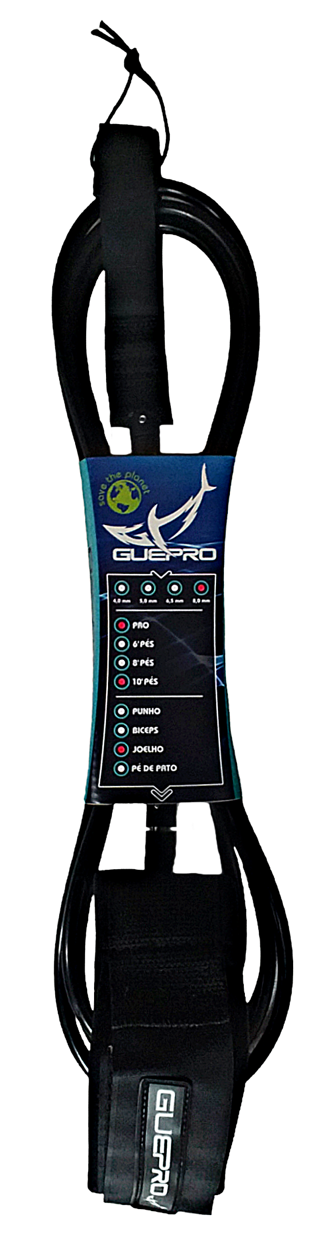 Laisse De Sécurité Pour Stand Up Paddle / Bodyboard - TPU élastique, Léger 70g, Ajustable - Pour Natation, Surf, Kayak Gonflable - 9