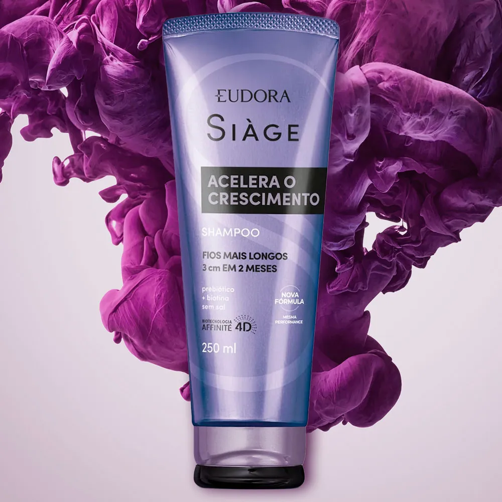 Siage Shampoo Acelera O Crescimento 250ml - Simpatiza Siage Shampoo Acelera O Crescimento 250ml - Simpatiza