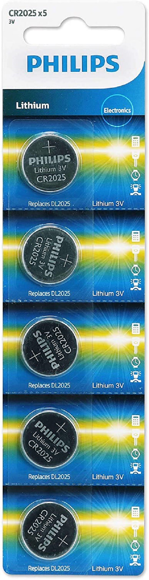 Bateria Cr 2025 3v Philips gamashop