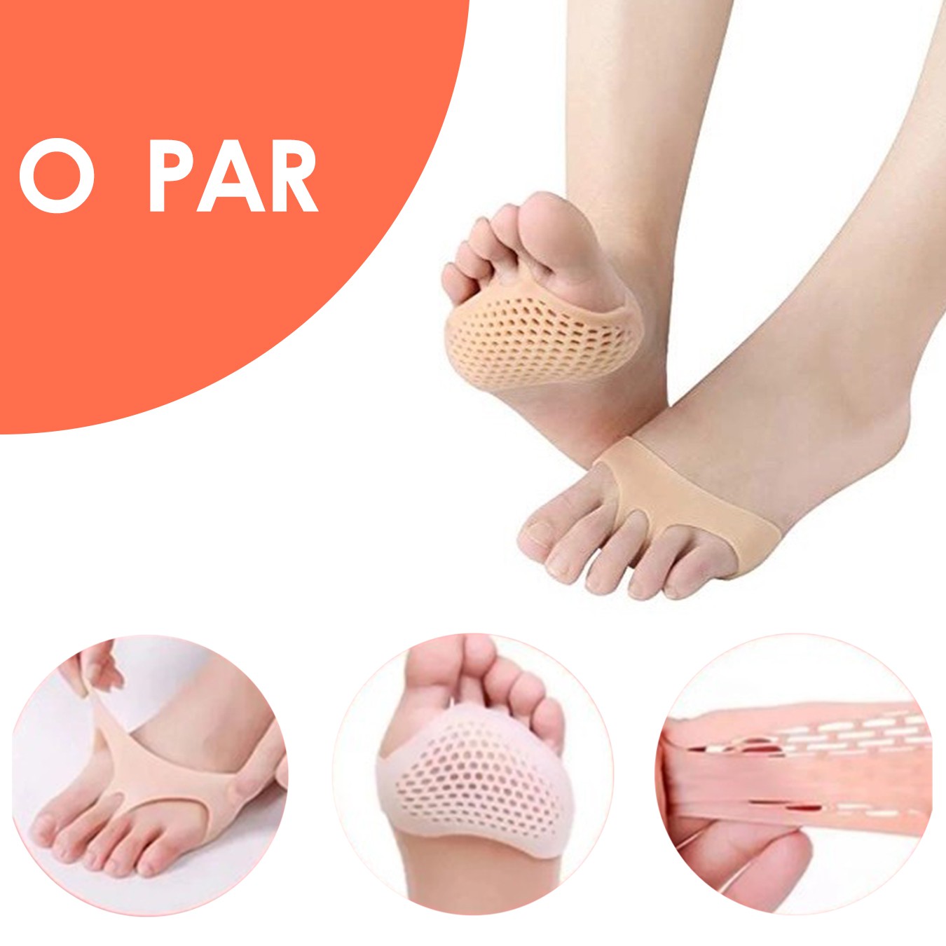 Palmilha Silicone Plantar Prote O Anti Calos No P Ortop Dica Protetor Salto Alto Cat Logo