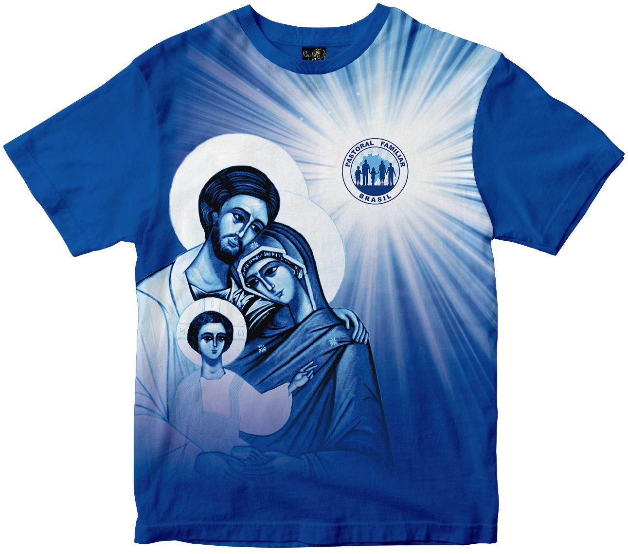 Camiseta Pastoral Familiar Rainha do Brasil - Rainha do Brasil Camisetas  Religiosas