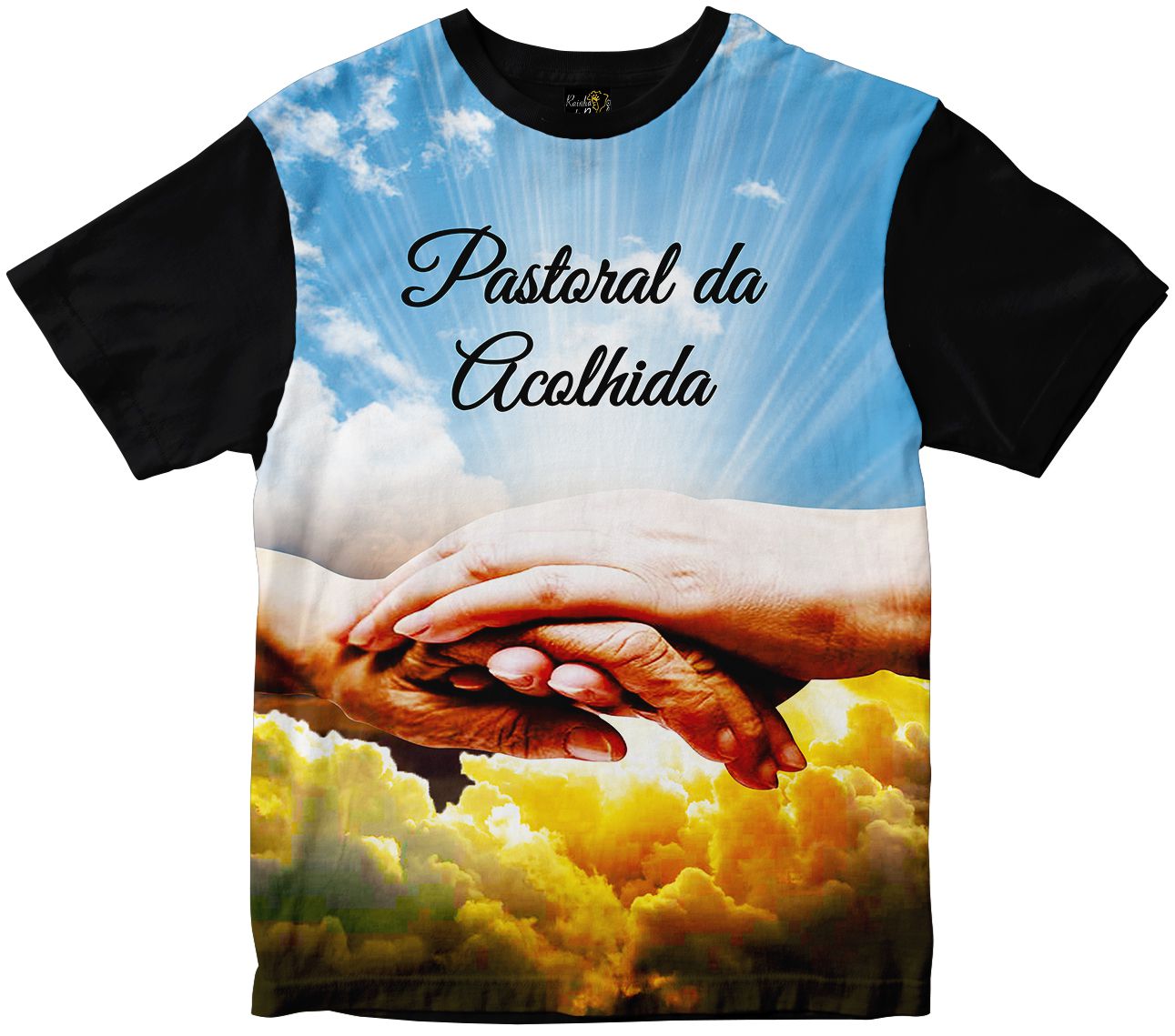 Camiseta Pastoral da Acolhida Rainha do Brasil - Rainha do Brasil Camisetas  Religiosas