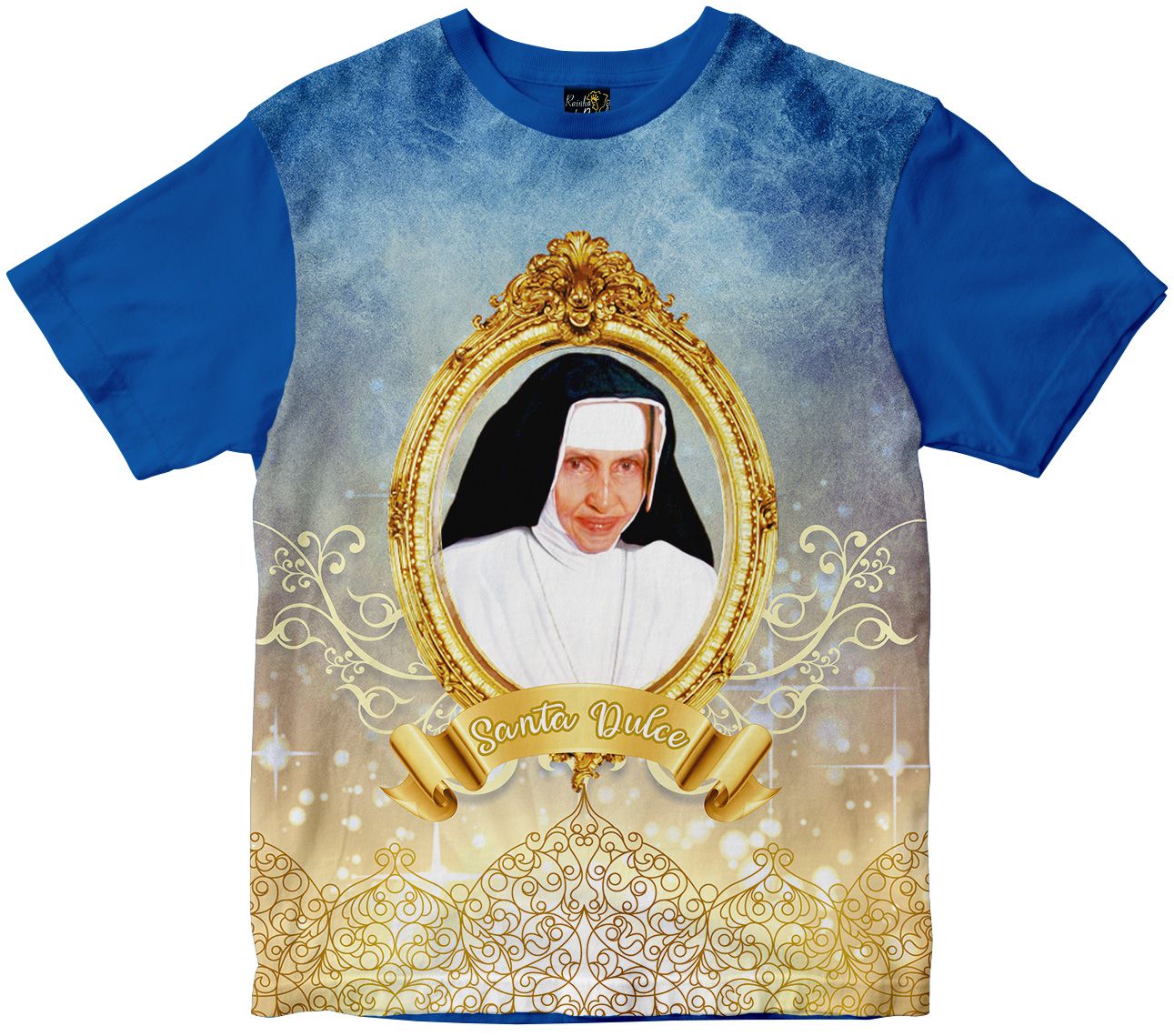 Camiseta Santa Irmã Dulce Rainha do Brasil - Rainha do Brasil Camisetas  Religiosas