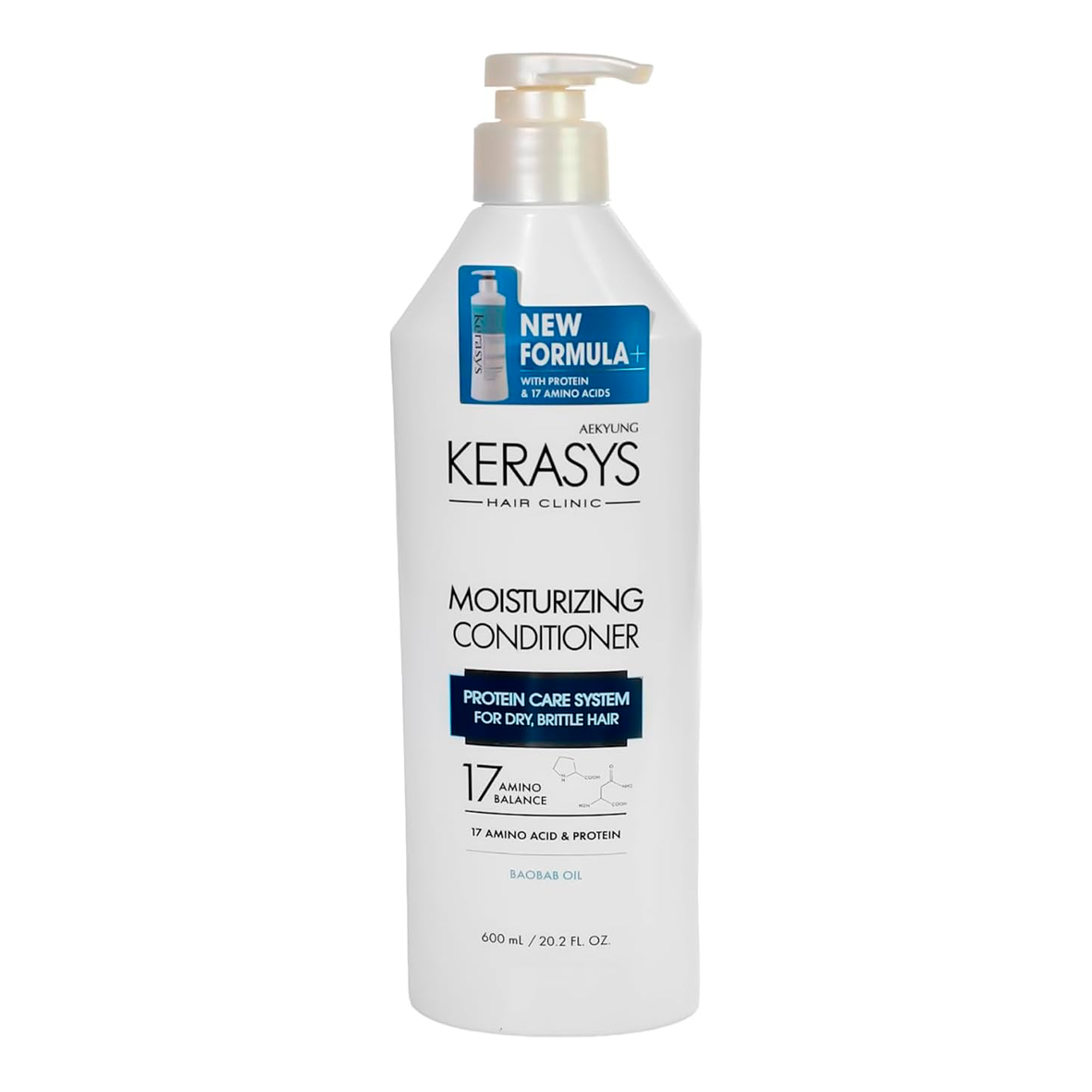 Condicionador Moisturizing de 600ml da KeraSys Hair Clinic - Unidade ...