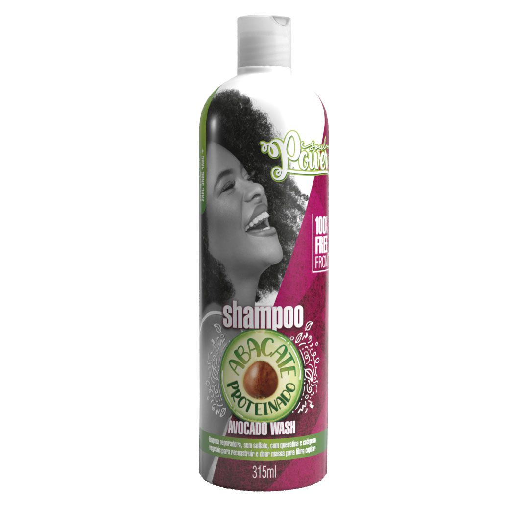 Shampoo Abacate Avocado Wash 315ML Soul Power - Niale Cosméticos e  Acessórios Anti Frizz