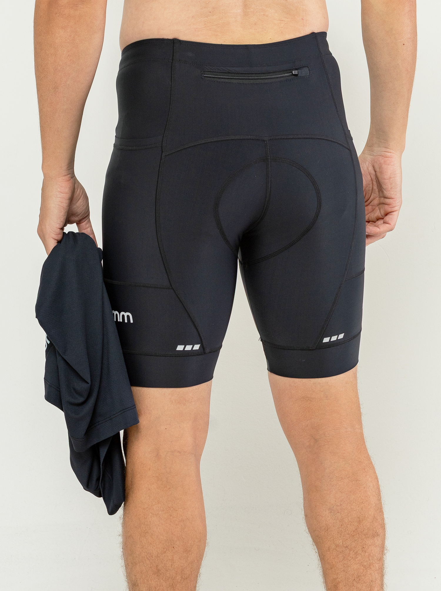 Bermuda de Compressão para Corrida com bolsos Evolution Run Black