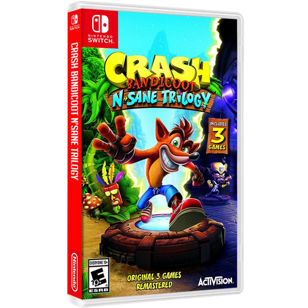Alugue jogo Nintendo Crash Bandicoot N Sane Trilogy - Rei dos Portáteis -  De gamer para gamers.