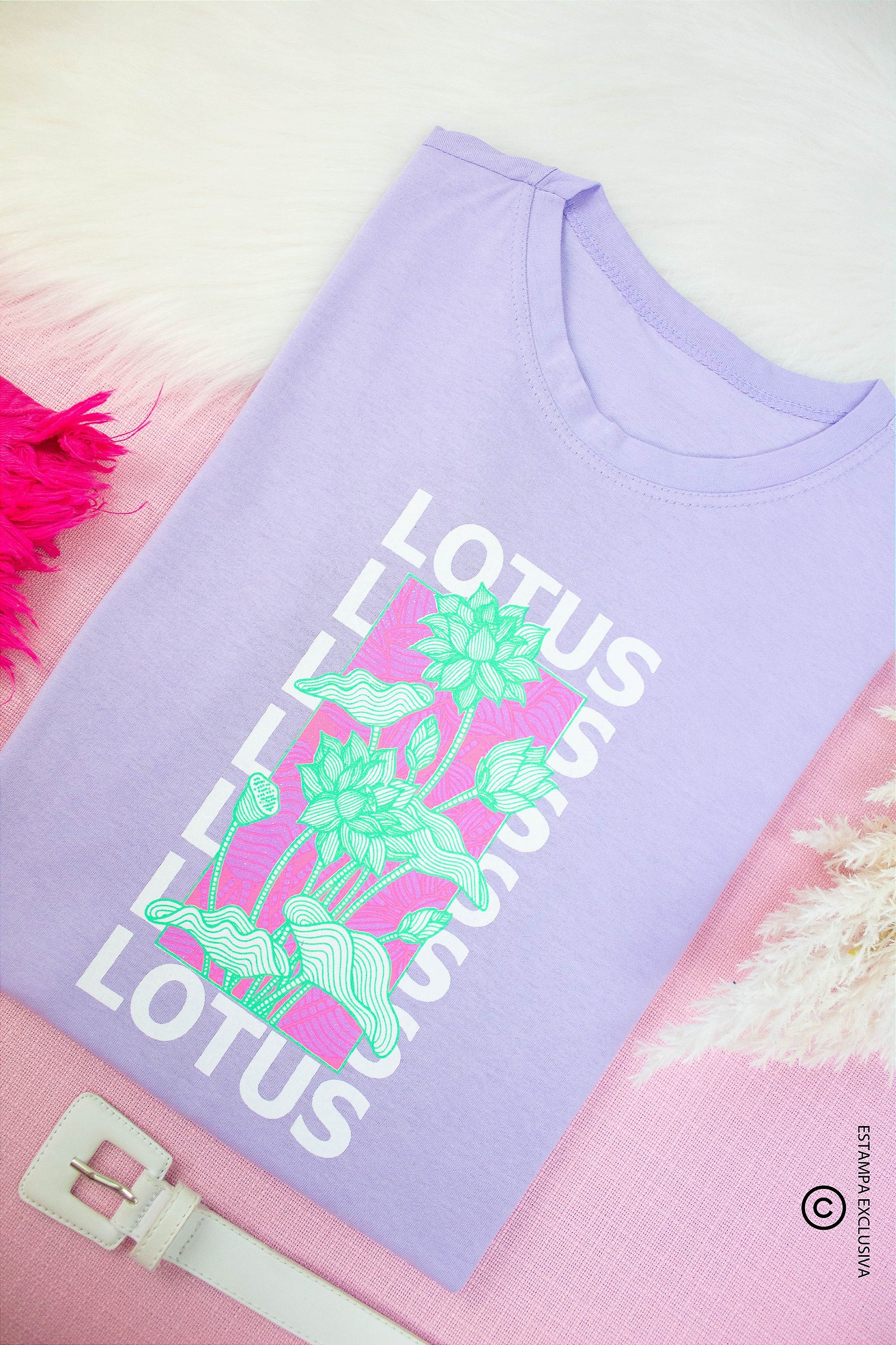T'Shirts super estilosas - Flor de Lótus Moda Feminina