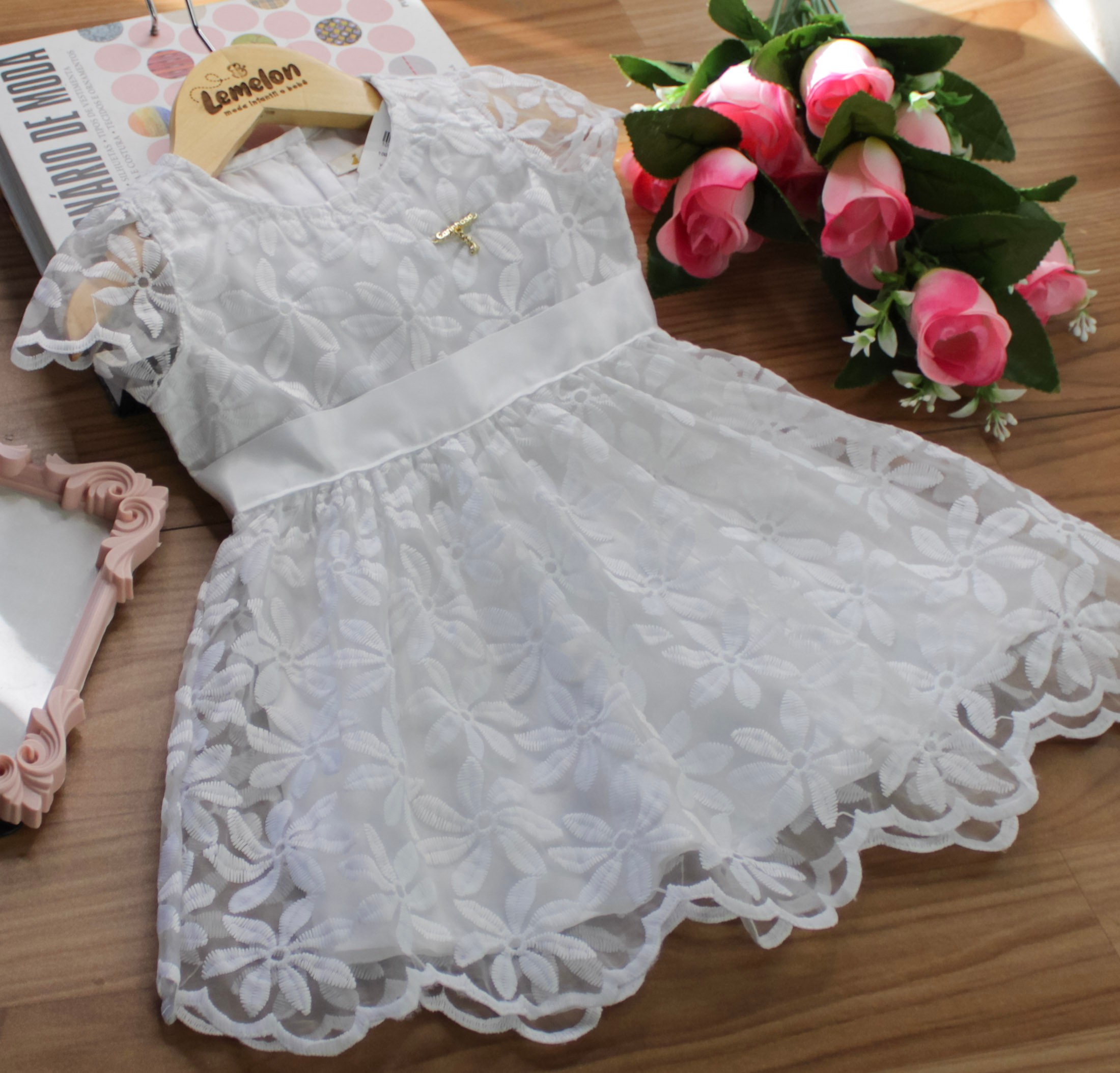 Vestido Infantil Princesinha Floral