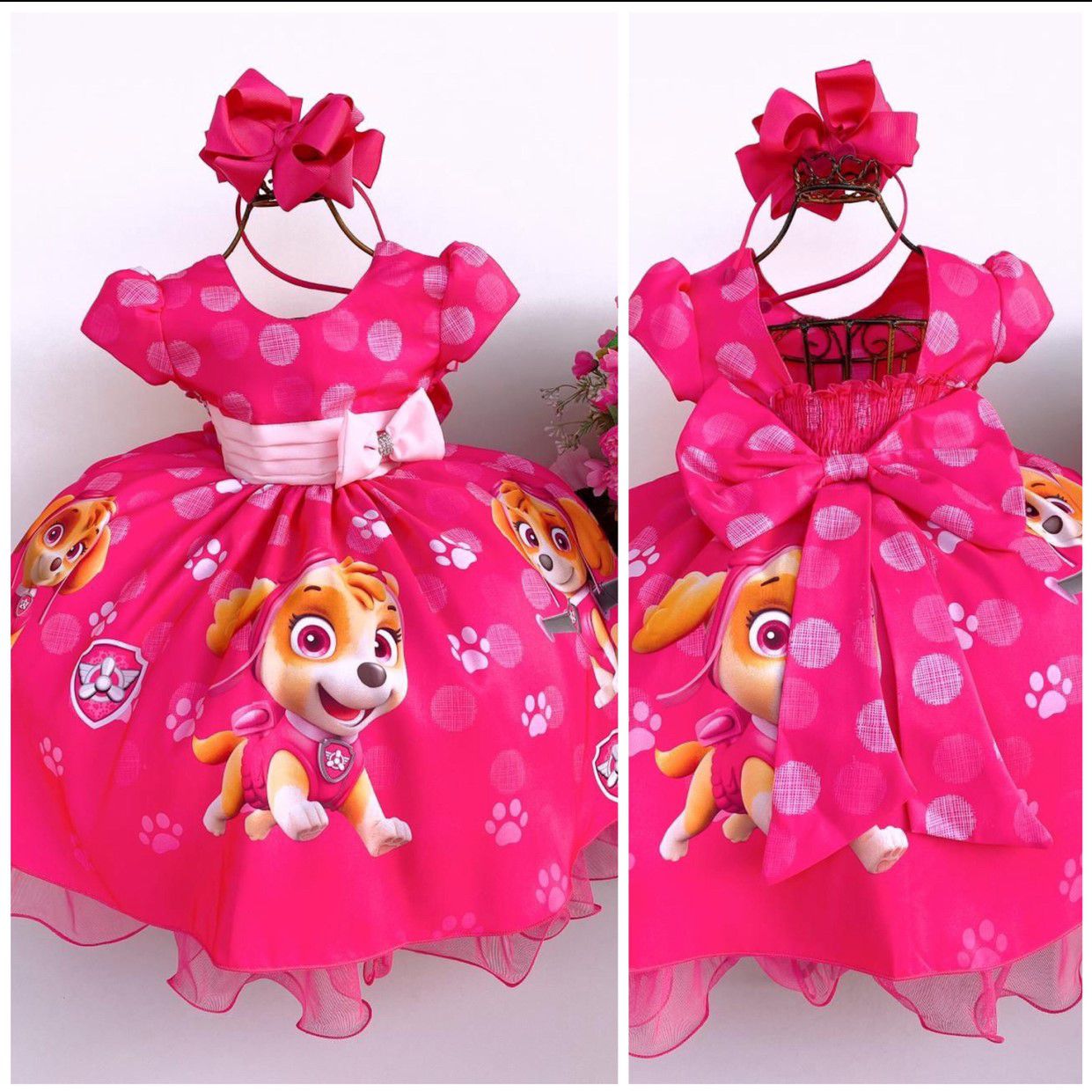 Vestido Infantil Feminino de Festa Skye - Patrulha Canina - Roupa  Infantil|Lemelon Moda Infantil e Bebê