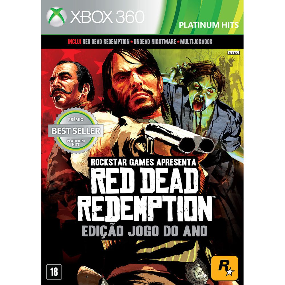jogo red dead redemption undead nightmare xbox 360 original