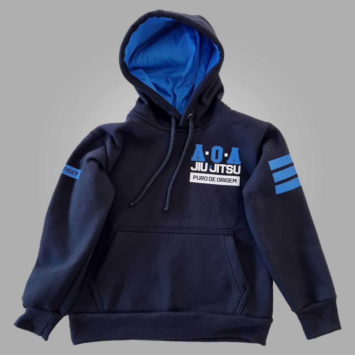 Moletom azul cheap e preto