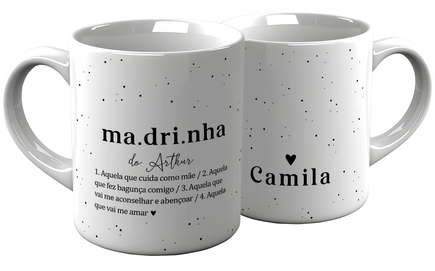 CANECA PERSONALIZADA PADRINHOS - Canecas Itajai