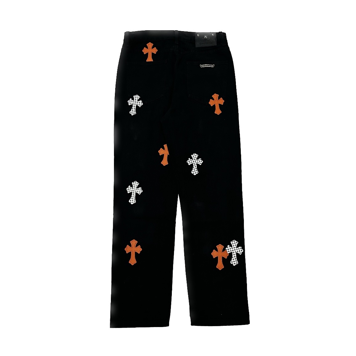 Calça Jeans Chrome Hearts Preta Traditional - Boutique ZeroUm