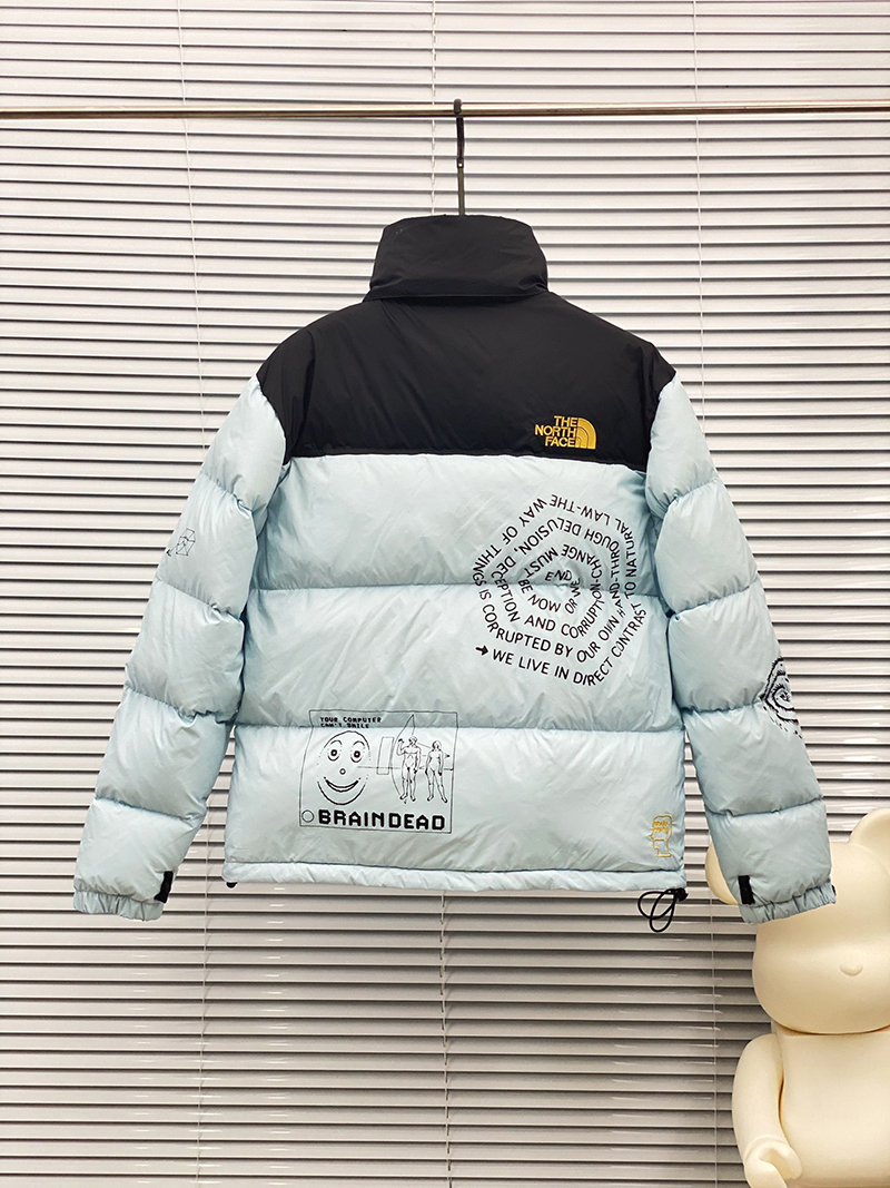 Jaqueta The North Face x Brain Dead (Nuptse Jacket - Sky Blue) - Boutique  ZeroUm | Conceito Hype de A-Z