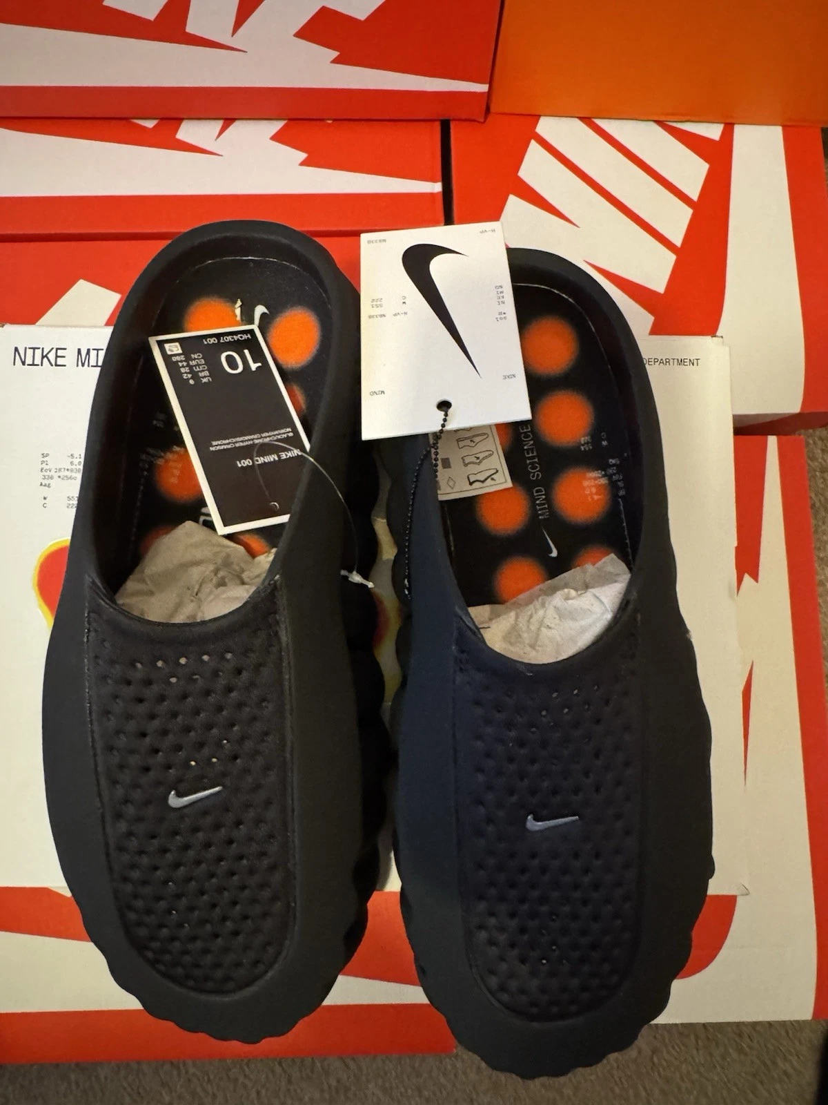Slide Nike Mind 001 Black Chrome Preto - Boutique ZeroUm