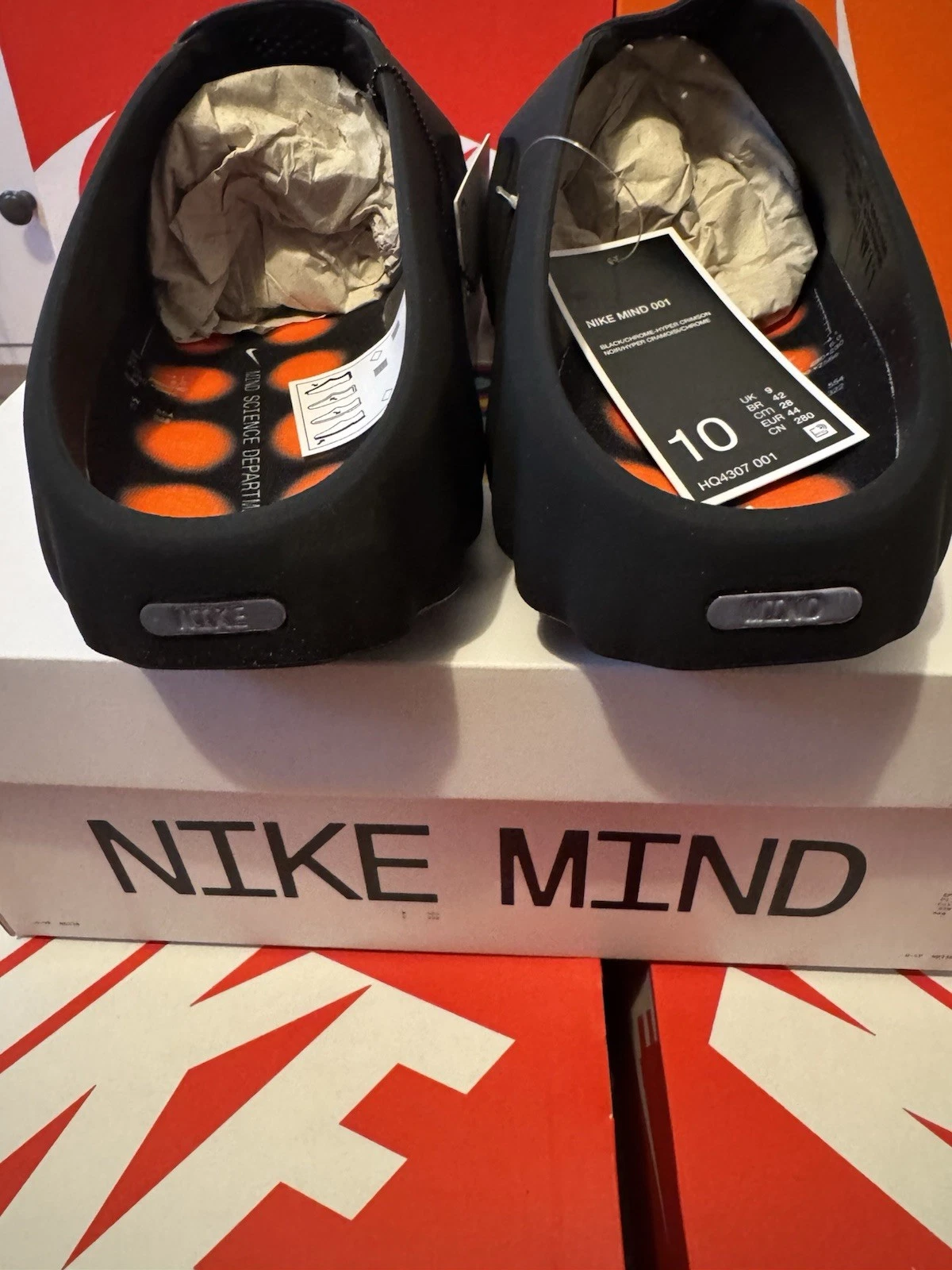 Slide Nike Mind 001 Black Chrome Preto - Boutique ZeroUm