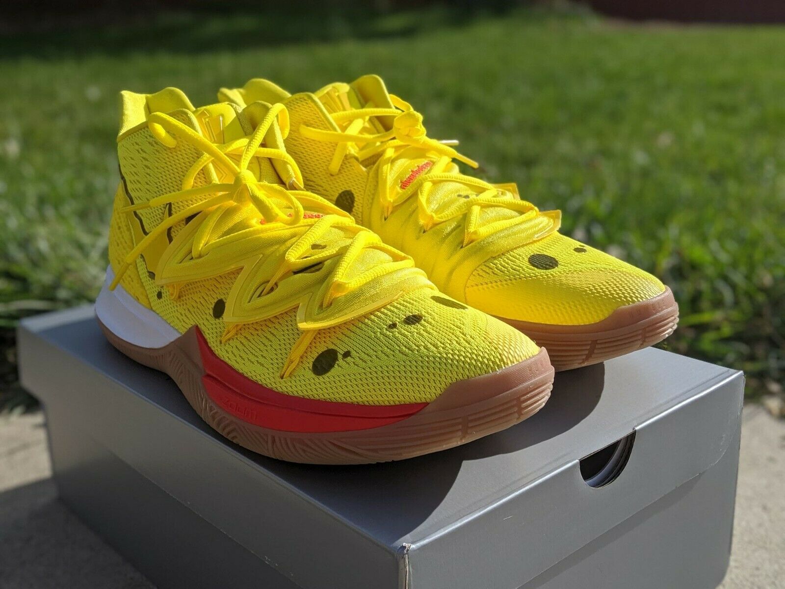 Nike Kyrie 5 SpongeBob (Bob-Esponja) Opti Amarelo - Boutique