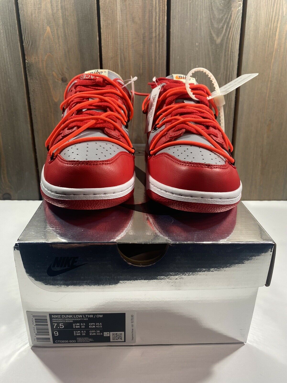 Nike x Off-White Dunk Low University Red - Boutique ZeroUm | Conceito Hype  de A-Z