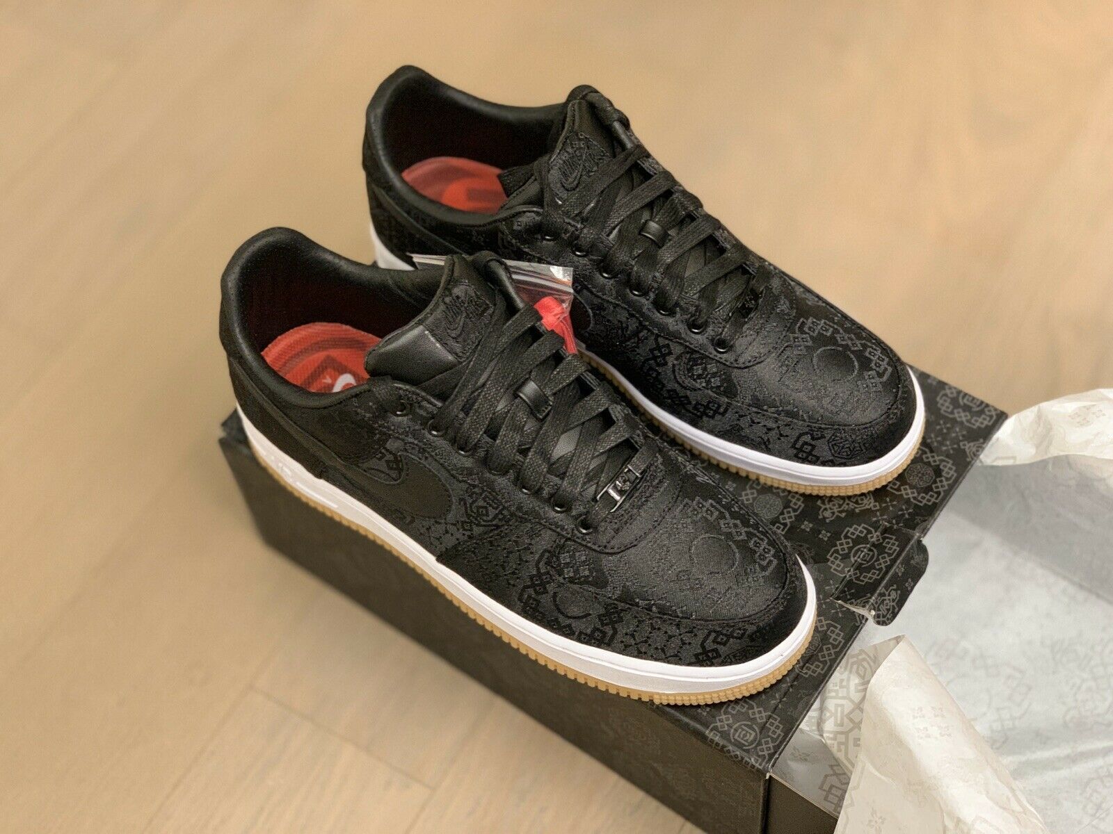 Air Force Low Fragment Design X CLOT Preto Boutique ZeroUm Conceito Hype De A Z