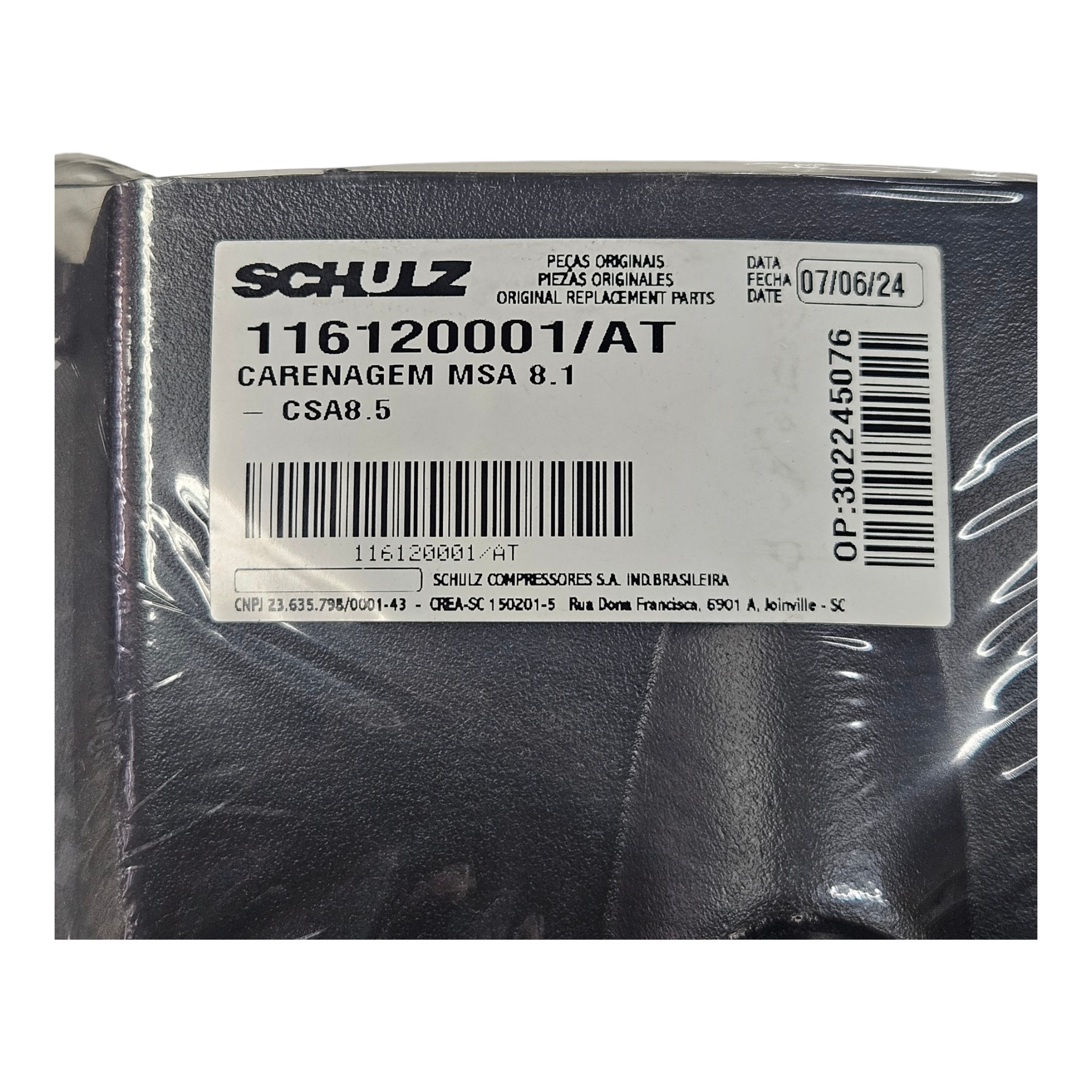 Carenagem Schulz CSA 8.5/MSA 8.1 Proteção Original - KIMOTOR