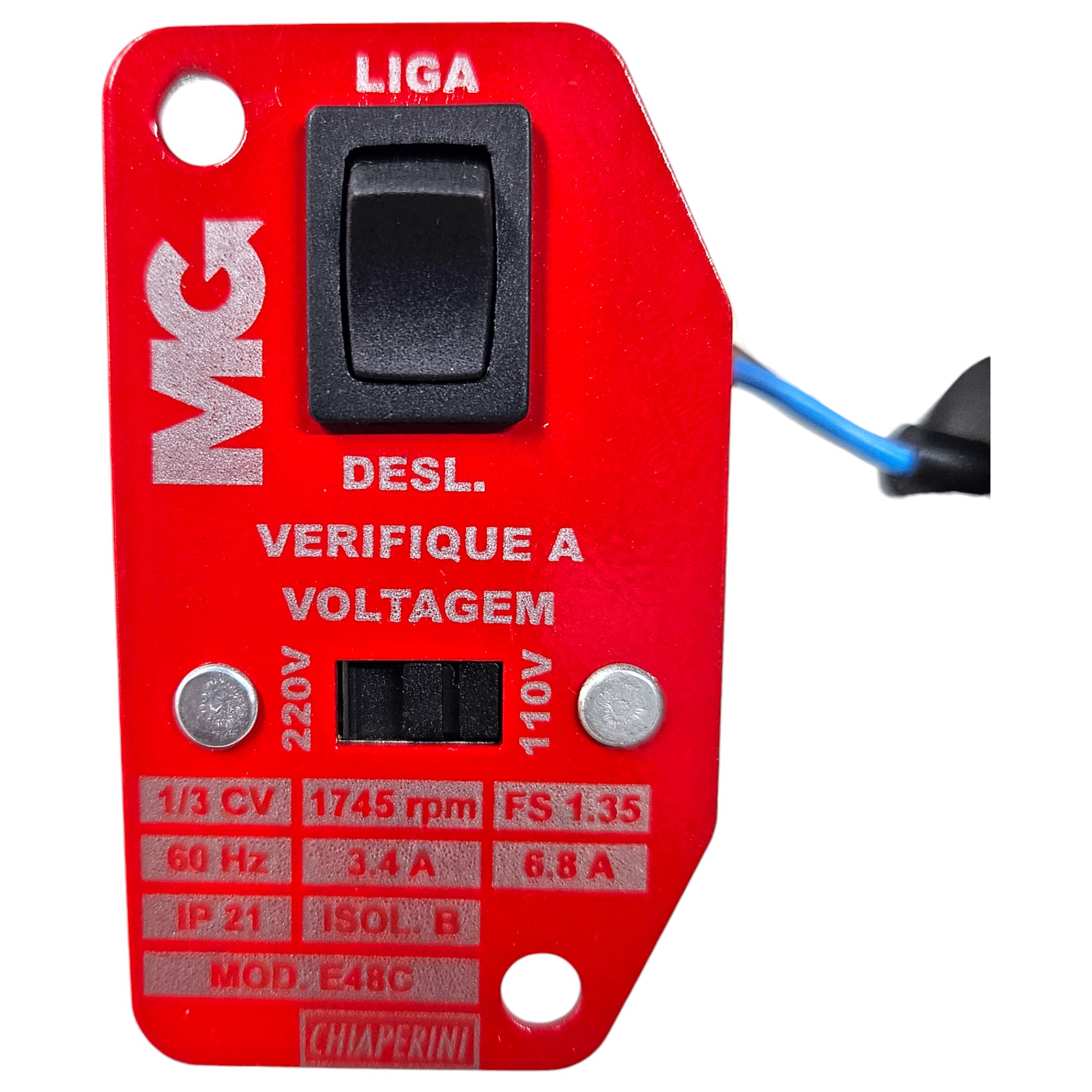 Interruptor Chiaperini Tufão G1 Liga/Desliga P2-J19 - KIMOTOR
