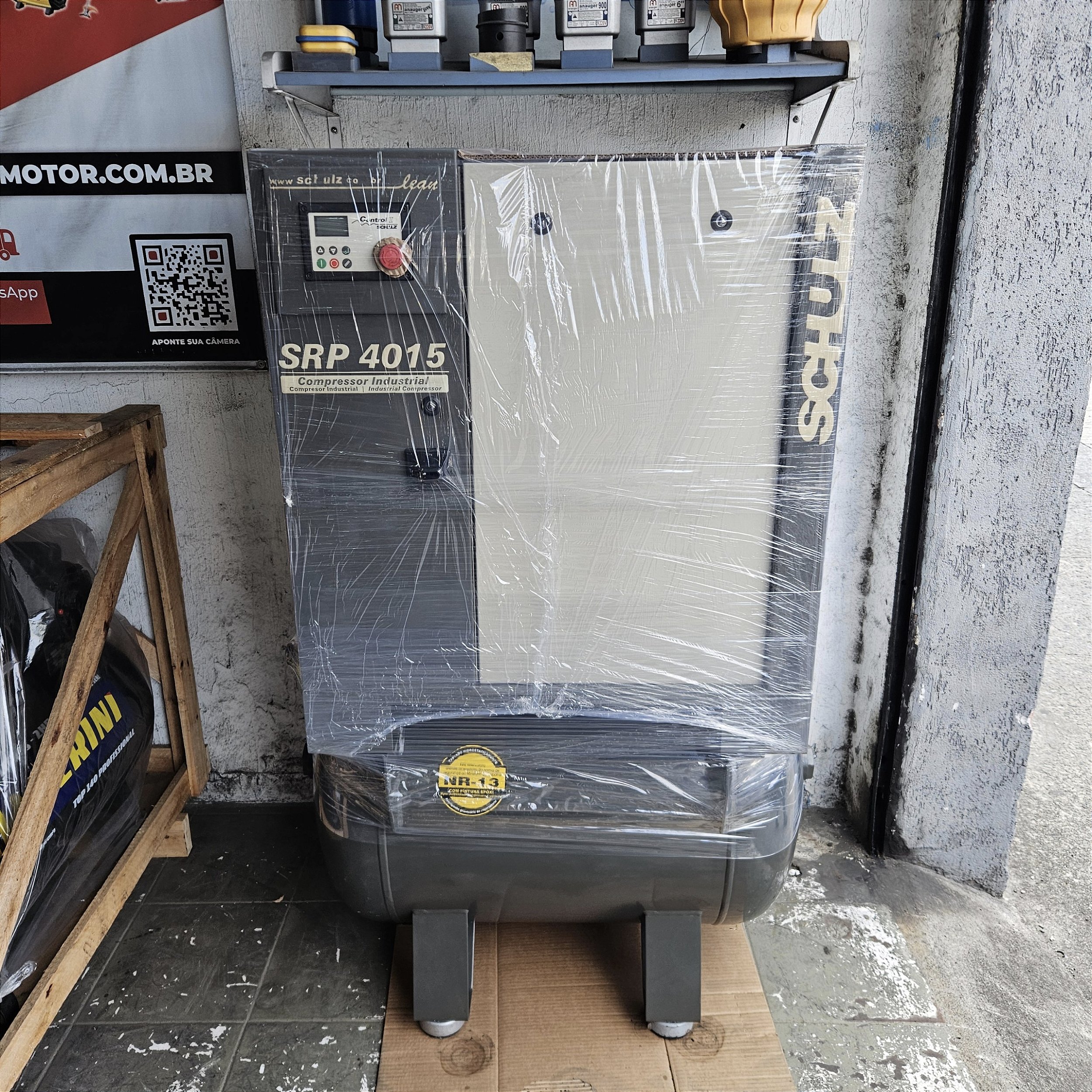Compressor Schulz SRP 4015 Parafuso 15HP Seminovo - KIMOTOR