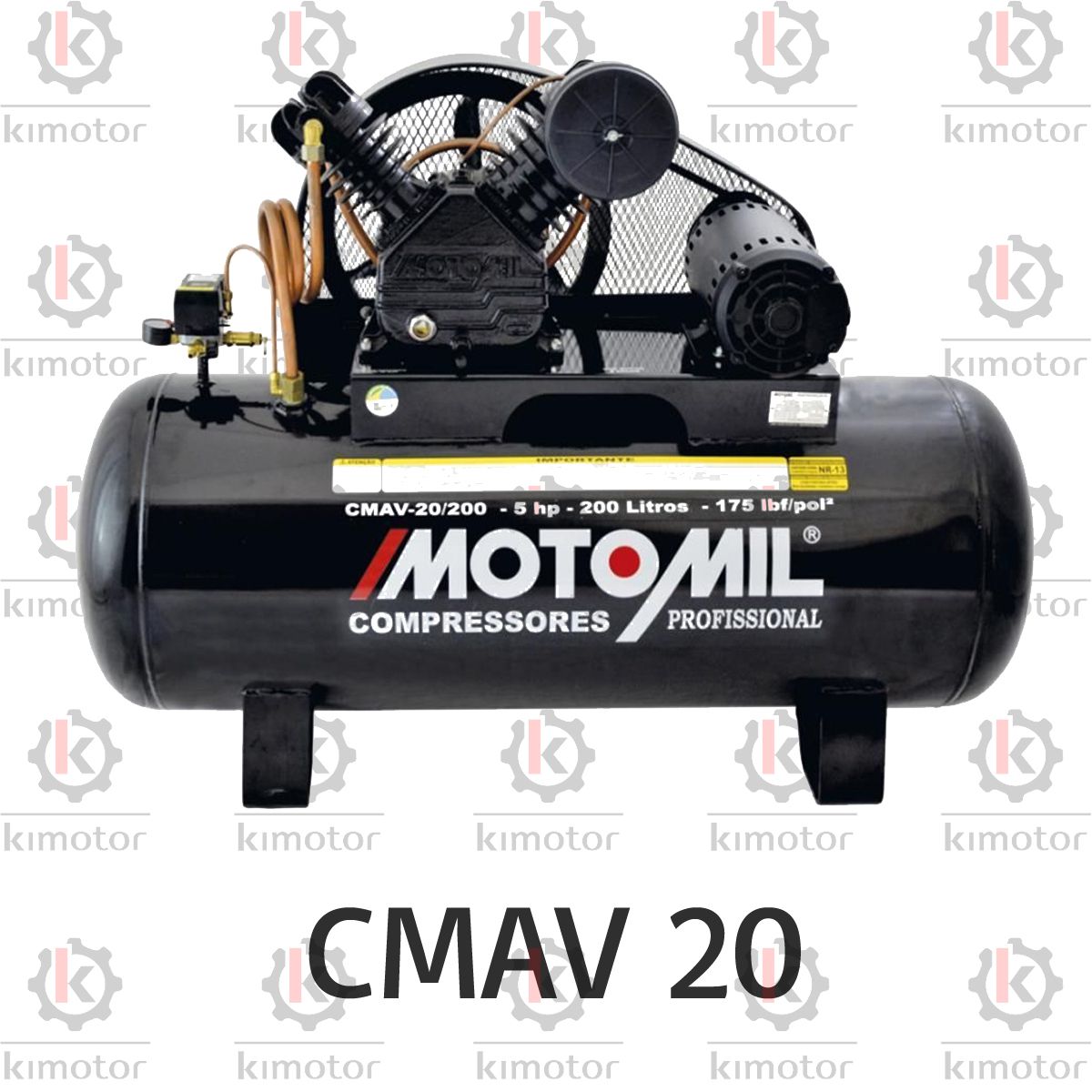 Jogo Juntas Motomil CMAV 20/25 Paralela | Vedação - KIMOTOR
