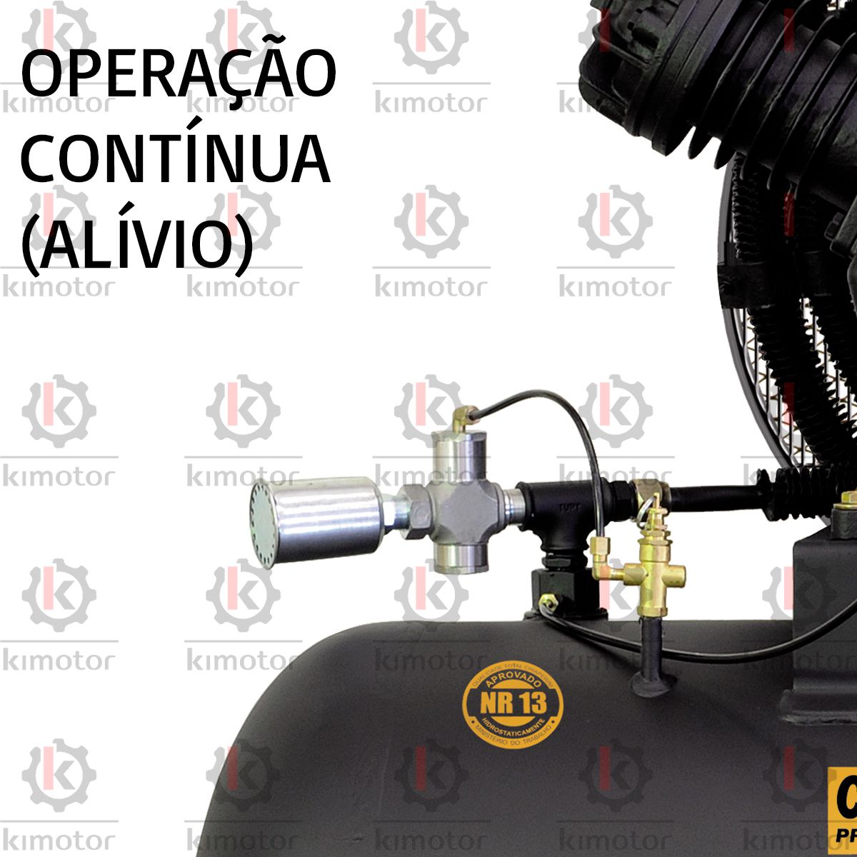 Compressor Chiaperini CJ 60+ AP3V 425L - 15HP 175lbs - KIMOTOR