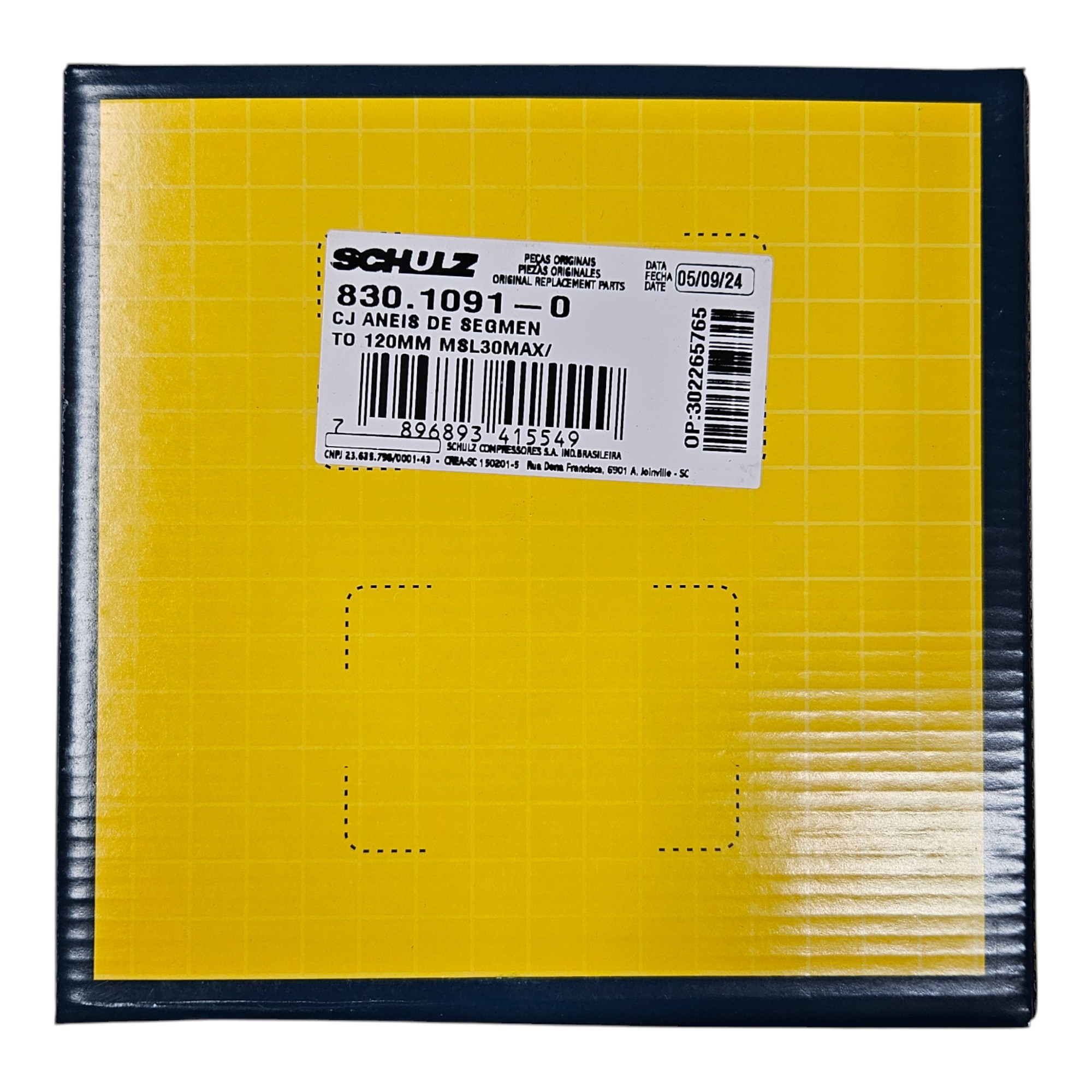 Jogo Anéis Schulz Bravo CSL 30 e 40 BR + CSLV 60 BR - ORIGINAL