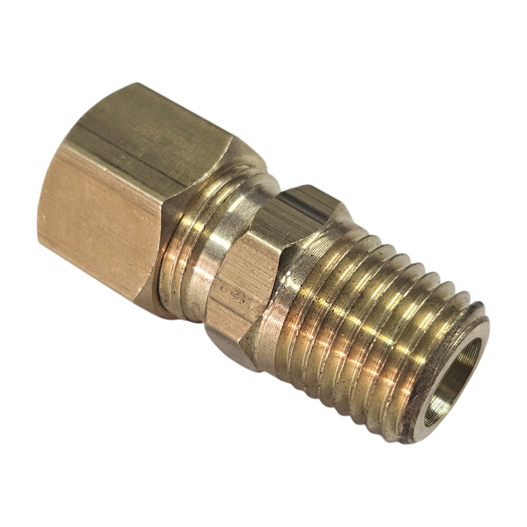 Arcom Conexão Latão 1/4 M x 3/8 A NPT - Schulz - KIMOTOR