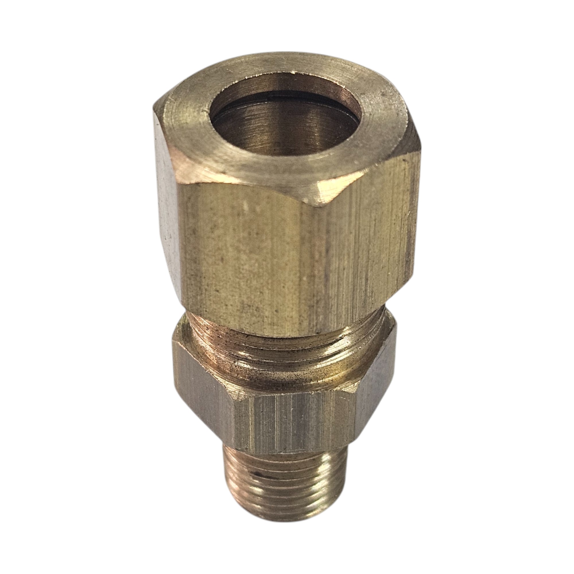 Conexão Reta em Latão - 1/8 M x 3/8 A - NPT (721002 - 003.0370-0