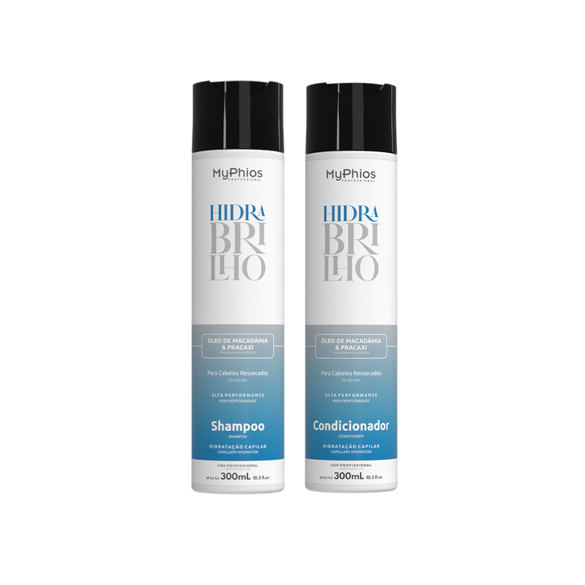 Kit Shampoo e Condicionador Hidra Brilho - MyPhios - MyPhios - Marca de  cosméticos profissionais. A melhor loja on line de produtos de qualidade e  preço justo