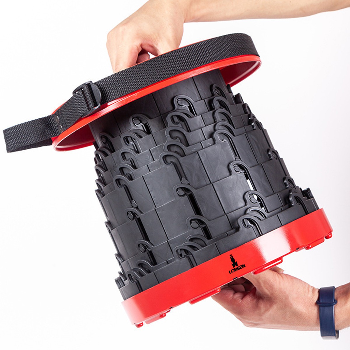 Banqueta Telescópica Banco Retrátil Lorben Tamborete Portátil Camping Altura Ajustável - Imagem 7