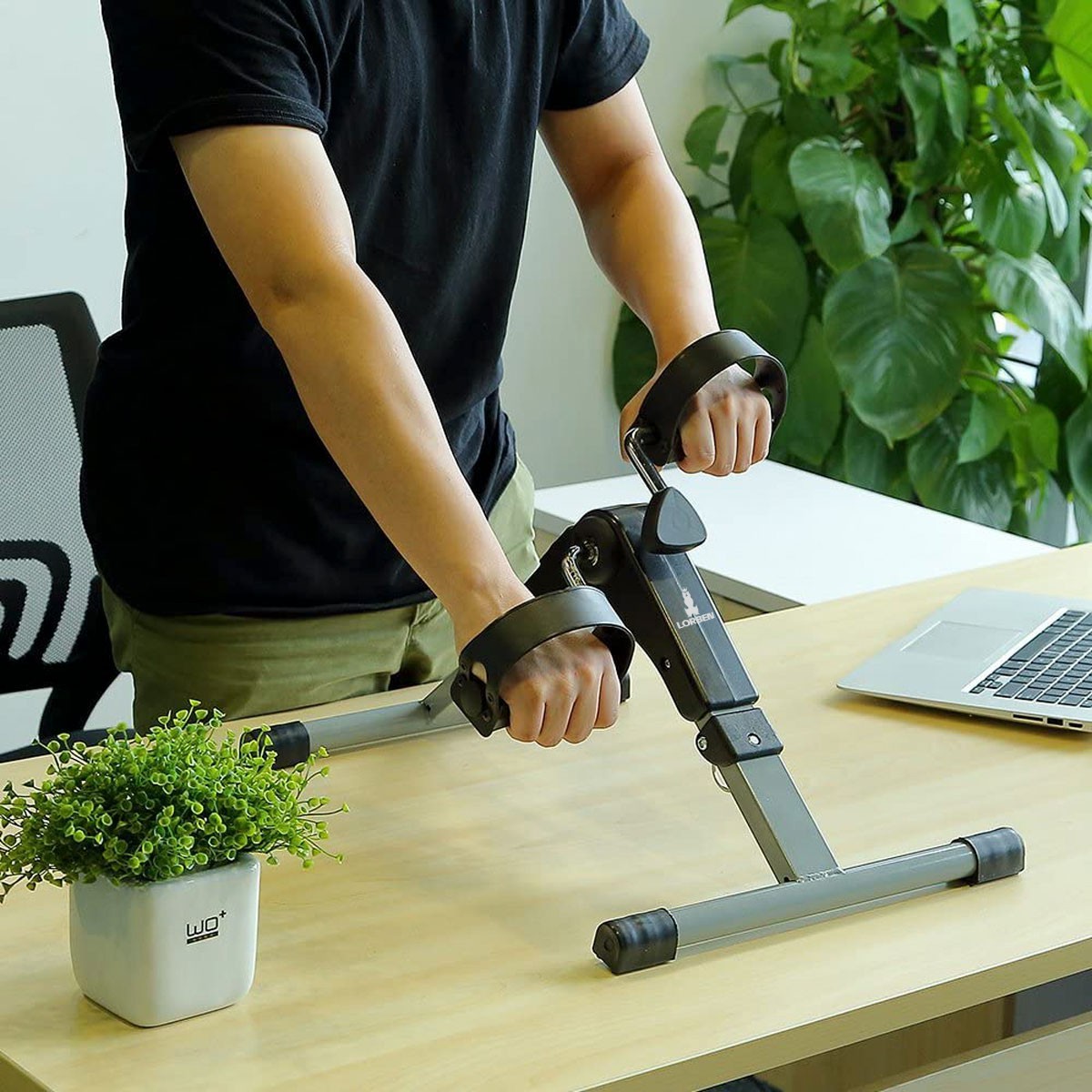 ReativaBike usado para exercícios de braço