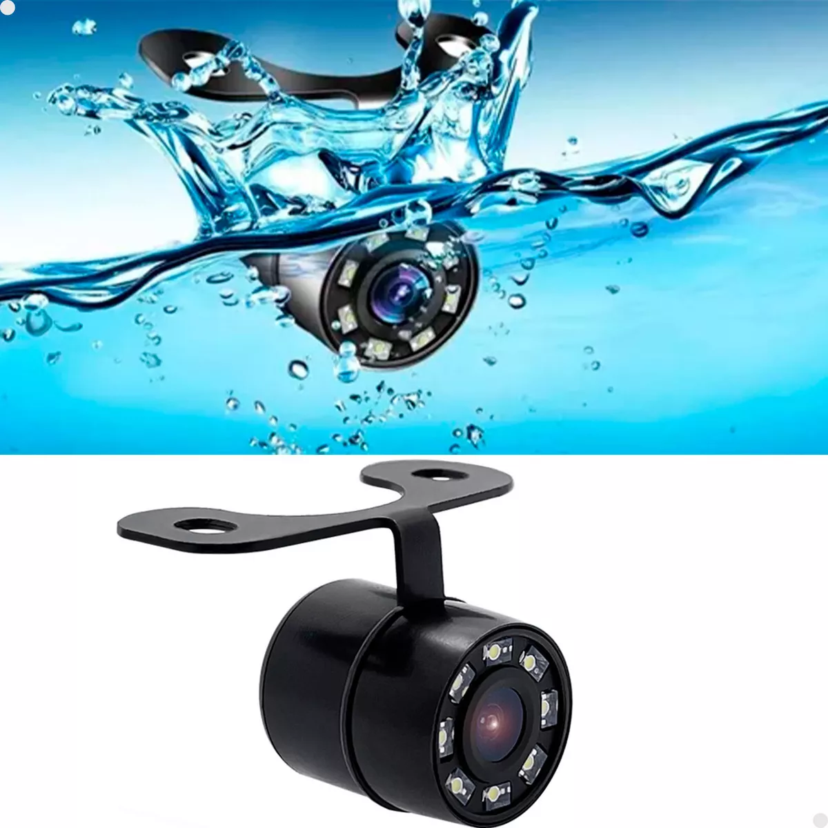 Câmera De Ré Automotiva Hd Visão Noturna Led Borboleta - Lorben
