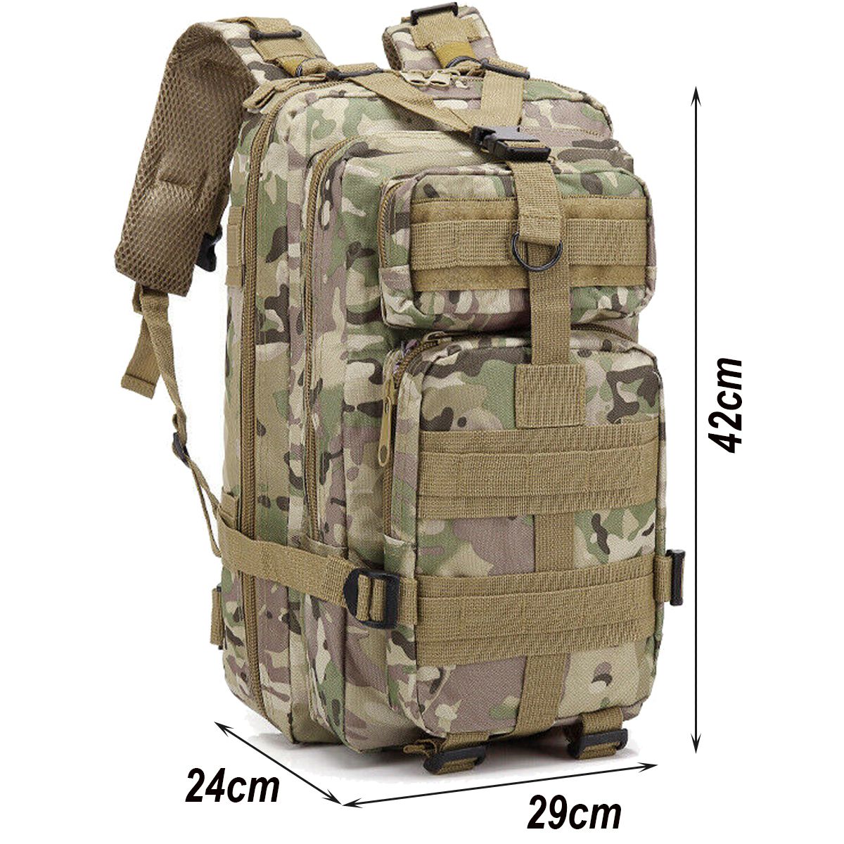 Mochila Tatica Camping Reforçada Camuflada 30L Escolar - Lorben