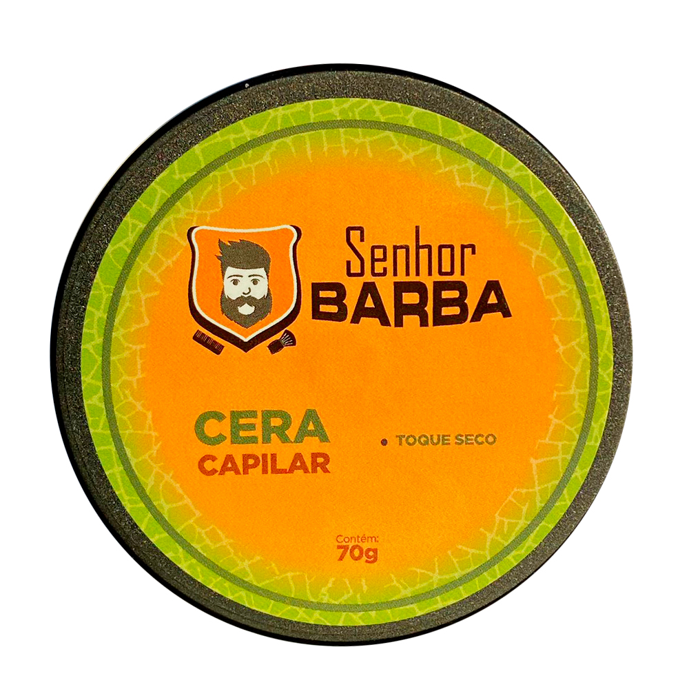 Cera Capilar Toque Seco com Fragr ncia de Mel o 70g Senhor Barba