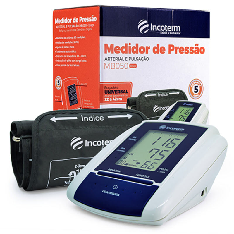 Aparelho De Pressão Digital Automático Mb050 Incoterm - Produtos ...