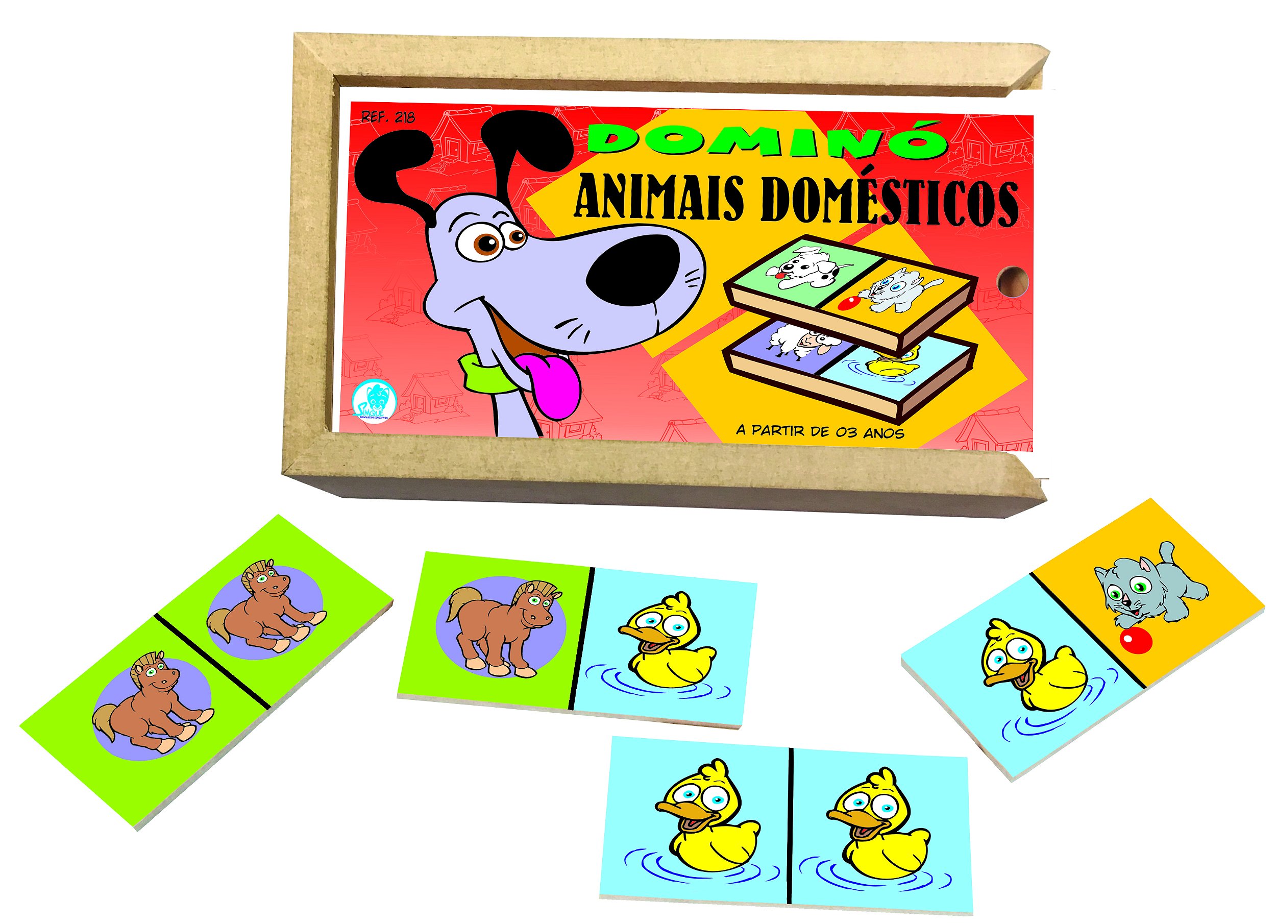 Jogo de dominó de madeira, personagens chineses, letras em inglês, animais  de desenho animado, padrão de aprendizagem, brinquedos cognitivos m33 com  100 peças - AliExpress