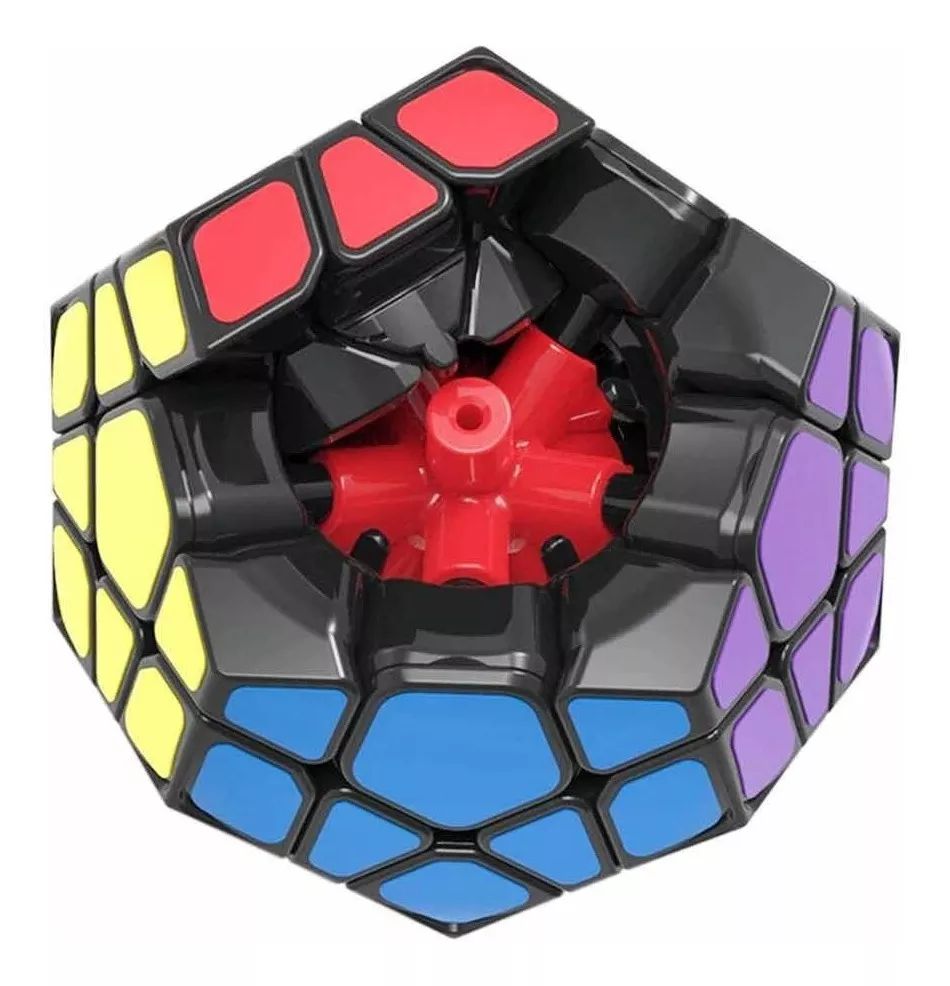 Cubo Mágico Megaminx Shengshou Black Profissional Top Cubos Mágicos E Puzzles 3287