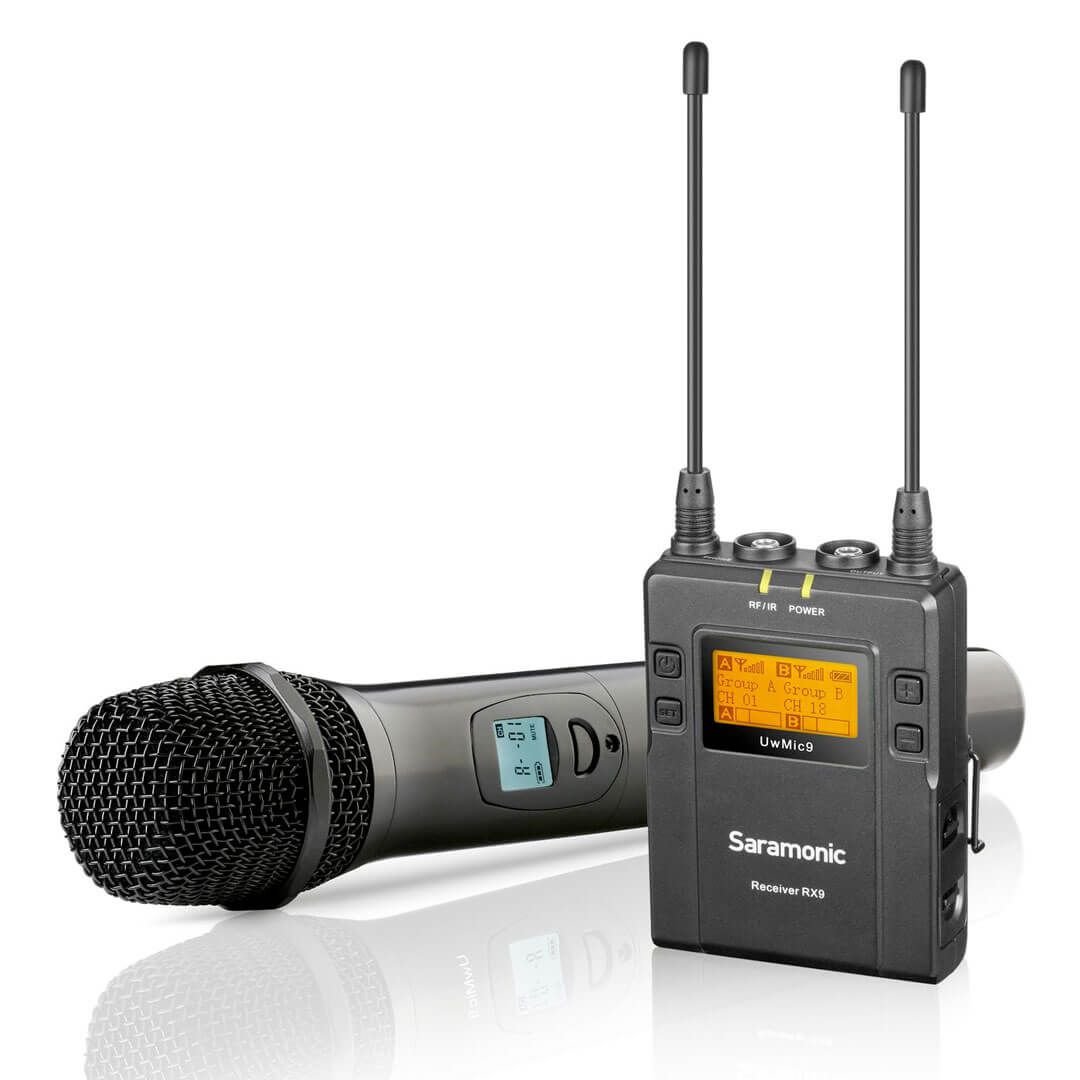 SISTEMA SEM FIO DE MICROFONE DE MÃO PARA CÂMERA - Saramonic - A